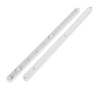 Bianca Guide Fluido Pezzi in Scorrimento per Plastica, 2 Cassetto | Montaggio Semplice, Uso Multiuso per Armadio e Cassetto, Design Essenziale, Protegge L'ambiente Domestico