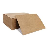 Bianca Kraft Paper 100 Pezzi Vuoto Cartolina d'auguri Carta di Messaggio Carte di Parole per fai da te Appunti Graffiti e Ufficio 14,5 x 9,6 cm