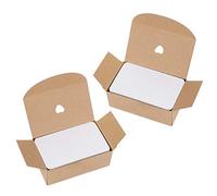 Bianca Kraft Paper 200 pezzi Biglietti da Visita in Bianco Carta di Messaggio Vuoto per DIY Appunti Graffiti Festa e Ufficio 9 * 5 cm