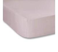 Bianca Plain Dyed Cotton Percale Pink 200TC Fitted sheet 90 x 200 cm
