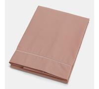 Bianca Plain Dyed Cotton Percale Rose Tan 200TC Flat Sheet 180 x 280 cm