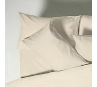Bianca Plain Dyed Cream Parure Copripiumino 200x220+60x70(2)