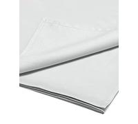 Bianca Rasatello 800TC Foglio Piatto, 100% Cotone, Argento, Super King Flat Sheet