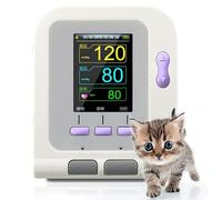 Bianca,RVUEM Misuratore Digitale Pressione Sanguigna Veterinaria,Sfigmomanometro Elettronico Veterinario,Attrezzature Veterinarie,Misurazione Dell'Ossigeno Nel Sangue,Per Cani/Gatti/Animali Domestici