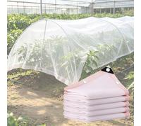 Bianca Tenda da Ombra 50% Rete Ombreggiante con Occhielli, Rete Protettiva UV Resistente al Vento Vela Parasole per Controllo del Calore Serre, Pergole, Giardini, Balconi ed Esterni(2.5 * 4m)