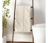 Bianca Zero Twist - Asciugamano in cotone satinato, 50 x 85 cm, colore: Crema