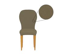 Biancaluna Coppia Copri seggiola Genius 4D coprisedia con Imbottitura L720 Tortora