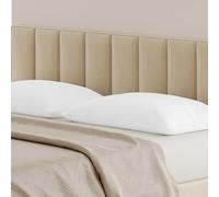 Biancaluna coppia federe cuscini letto Tinta Unita 100% Cotone MADE IN ITALY; - SET DUE PEZZI - Colore: (Bianco)