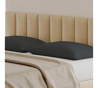 Biancaluna coppia federe cuscini letto Tinta Unita 100% Cotone MADE IN ITALY; - SET DUE PEZZI - Colore: (Grigio)