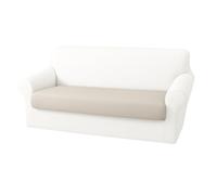 BIANCALUNA | Copri Cuscino Singolo Maxi Estensibili da 110 a 160 cm | Tessuto Bi-elastico Genius 4D Antimacchia |Coordinabile con Copridivano e Copripoltrona | Lavabile in Lavatrice (DOVER)