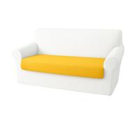 BIANCALUNA | Copri Cuscino Singolo Maxi Estensibili da 160 a 220 cm | Tessuto Bi-elastico Genius 4D Antimacchia | Coordinabile con Copridivano e Copripoltrona | Lavabile in Lavatrice (SENAPE)