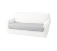 BIANCALUNA | Copri Cuscino Singolo Maxi Estensibili da 160 a 220 cm | Tessuto Bi-elastico Genius 4D Antimacchia | Coordinabile con Copridivano e Copripoltrona | Lavabile in Lavatrice (SASSI)
