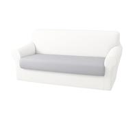 BIANCALUNA | Copri Cuscino Singolo Maxi Estensibili da 160 a 220 cm | Tessuto Bi-elastico Genius 4D Antimacchia | Coordinabile con Copridivano e Copripoltrona | Lavabile in Lavatrice (GRIGIO)