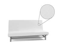 BIANCALUNA Copridivano Senza braccioli 2 posti Queen Genius 125 a 170 cm S070 Bianco