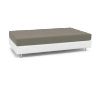 BIANCALUNA - Copriletto Elastico Living Genius Tinta Unita Anti Macchia - Divano Letto Singolo da 90 a 200 cm Made in Italy - Sassi