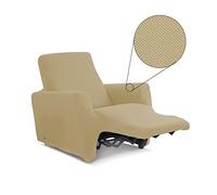 BIANCALUNA Copripoltrona per poltrone reclinabili Lounge Relax Genius R250 Panna
