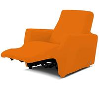 Biancaluna Copripoltrona per Poltrone Reclinabili Relax Genius Lounge Copridivano 1 Posto (Arancio)