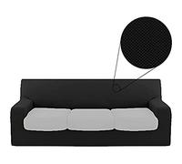 BIANCALUNA Copristruttura 3 posti Copridivano Genius 180 a 250 cm R457 Nero