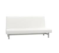 BIANCALUNA - Copristruttura elastico Genius senza braccioli Anti Macchia - 3 posti Copridivano da 170 a 220 cm Made in Italy - Bianco