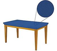 BIANCALUNA Copritavolo 6 posti Genius Rettangolare -blu-