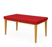 BIANCALUNA - Copritavolo Rettangolare Genius Tinta Unita Anti Macchia - 12 posti Estensibile da 90x180 Fino a 100x200 cm Made in Italy - Rosso