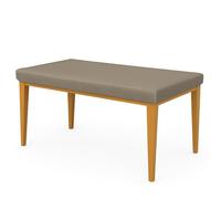 BIANCALUNA - Copritavolo rettangolare Genius tinta unita Anti Macchia - 6 posti estensibile da 80x140 fino a 85x180 cm Made in Italy - Tortora