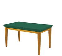 Biancaluna Genius 4D copritavolo da sei posti materiale 97% poliestere 3% elastomero colore oliva Genius rettangolare set di 1 pezzo