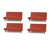 BIANCALUNA Genius Copridivano senza Braccioli per Divani da 125 a 170 cm, Senape