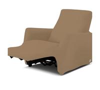 Biancaluna Relax Genius Lounge, Copripoltrona per Poltrone Reclinabili, Copridivano 1 Posto, Tortora