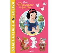 Biancaneve e i sette nani. Staccattacca&colora. Con adesivi. Ediz. a colori