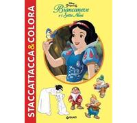 Biancaneve e i sette nani. Staccattacca e colora. Con adesivi. Ediz. illustrata
