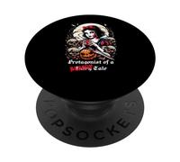 Biancaneve recita in una storia sanguinosa. Stile gotico PopSockets PopGrip Intercambiabile