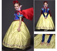 Biancaneve Vestito Carnevale Dress up Princess Snow White Deluxe Costume SNOW002