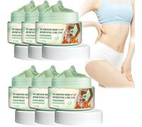 Biancat Crema rassodante per bruciare grassi, assenzio, crema per drenaggio linfatico per la perdita di peso, crema dimagrante anticellulite a caldo (6 pezzi)