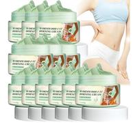 Biancat Crema rassodante per bruciare i grassi, assenzio, crema per drenaggio linfatico per la perdita di peso, crema dimagrante anticellulite a caldo (12 pezzi)