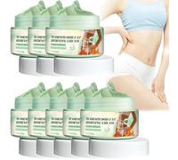 Biancat - Crema rassodante per bruciare i grassi, assenzio, crema per drenaggio linfatico per la perdita di peso, crema dimagrante anticellulite a caldo (8 pezzi)