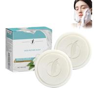 Biancat LumiRenew Sapone Riparatore Sbiancante, Sapone Sbiancante al Latte al Collagene, Sapone Riparatore della Pelle alle Proteine della Seta, Sapone Esfoliante e Illuminante (2 PZ)