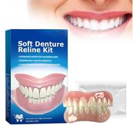 Biancat Perfect Fit Silicone Reline Kit, Yunpso Silicone Reline, Denture Reliner Kit, Soft Denture Reline Kit, per uomini e donne (1 set)