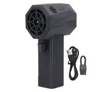 Biancellatura a secco a secco di auto soffiatore di aria potente asciugatrice turbo 22w Carica rapi 240 kmh x64 pro 64 mm per pulizia automobilistica casa industriale in fibra di (Nero)