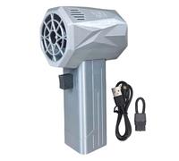 Biancellatura a secco a secco di auto soffiatore di aria potente asciugatrice turbo 22w Carica rapi 240 kmh x64 pro 64 mm per pulizia automobilistica casa industriale in fibra di (Argento)
