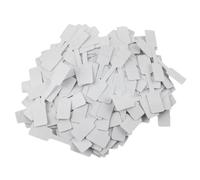 Bianche Etichette Prezzo 100 Pezzi Adesive Gioielli | Pvc, senza Residui, per Negozi Abbigliamento e Gioielleria, Formato Piccolo, Uso Pratico