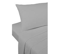 Biancheria da letto Heaven 2 '15,2 cm percalle. Grigio. Ideale per letto a castello, letto singolo piccolo e caravan.