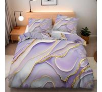 Biancheria da letto in Marmo Consistenza 220 x 240 cm, con stampa 3D copripiumino in Astratto Arte, Microfibra Morbido copripiumino 220 x 240 cm e 2 federa 50 x 75 cm