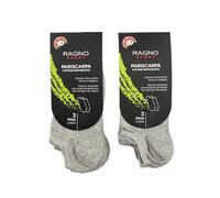 Biancheria Iervolino Ragno® 6 paia calzini fantasmini pariscarpa uomo, donna, unisex, cotone fresco e leggero,non stringe,non segna,massimo comfort Ragno Sport-varie taglie e colori (39-42, Grigio)