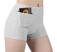 Biancheria intima antifurto delle donne con tasca segreta mutandine femminile per viaggio vacanza soldi carta passaporto sicurezza protezione, grigio., XL(Tag 4XL)
