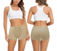 Biancheria intima antifurto delle donne con tasca segreta mutandine femminile per viaggio vacanza soldi carta passaporto sicurezza protezione, color carne, XL(Tag 4XL)