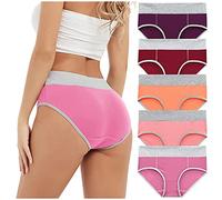Biancheria intima Colore Solido Patchwork Mutande Mutande Bikini Donne Slip Mutandine Bianco Robe Lingerie per Le Donne, Multicolore, XL
