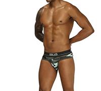 Biancheria intima comoda della vite del cotone degli uomini del camuffamento degli slip traspiranti della, Grigio, XL