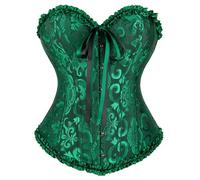 Biancheria intima Control Shapewear Body Pieno Donne Lifter Shapewear Corsetto Corpo Solido Fitness & Yoga Pancia Nascondi Donna, verde, 5XL