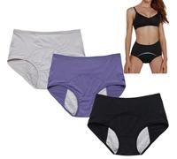 Biancheria intima da donna a prova di perdite, supporto pelvico, prolasso supporta biancheria intima oltre i 60 anni, 3pc-E, 4XL